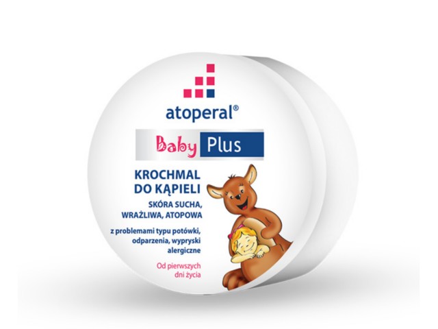 Atoperal Baby Plus Krochmal do kąpieli interakcje ulotka proszek  250 g