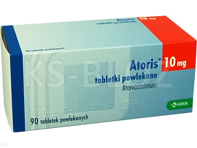 Atoris interakcje ulotka tabletki powlekane 10 mg 90 tabl. | 9 blist.po 10 szt.