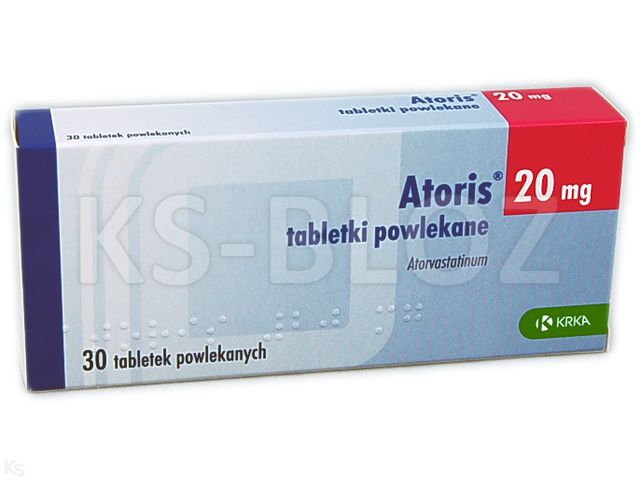 Atoris interakcje ulotka tabletki powlekane 20 mg 30 tabl. | 3 blist.po 10 szt.