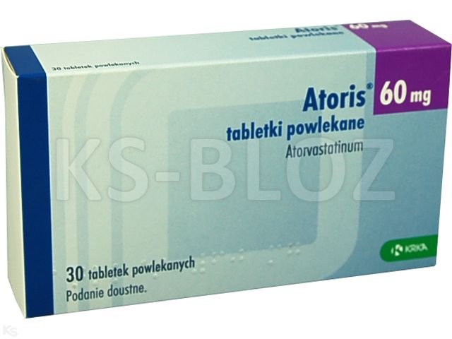 Atoris interakcje ulotka tabletki powlekane 60 mg 