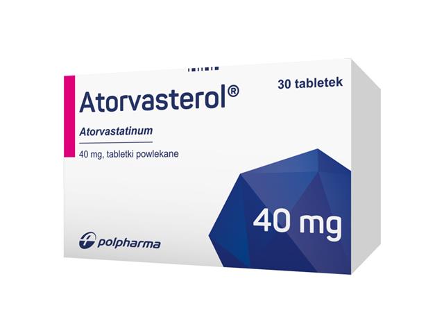 Atorvasterol interakcje ulotka tabletki powlekane 40 mg 30 tabl.