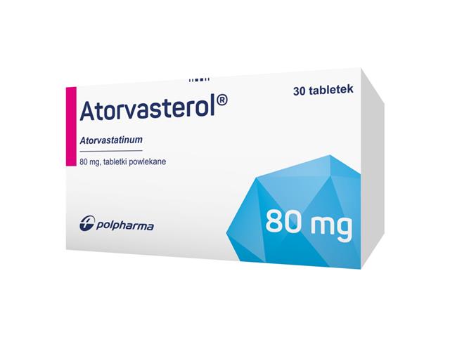 Atorvasterol interakcje ulotka tabletki powlekane 80 mg 30 tabl.