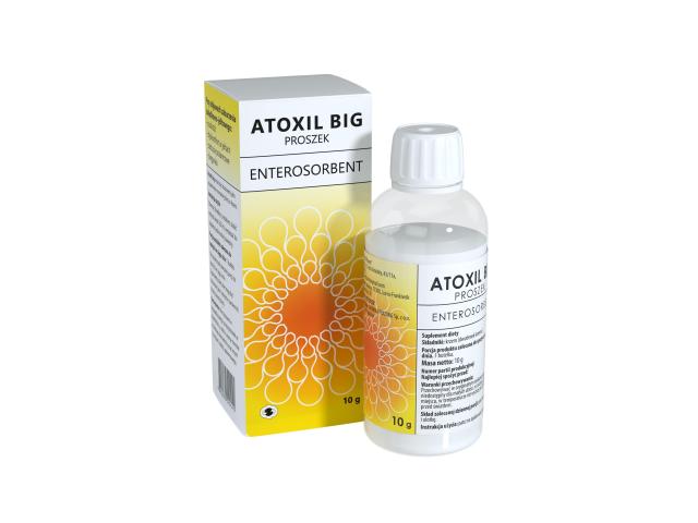 Atoxil Big interakcje ulotka proszek do podawania w wodzie/mleku do picia - 10 g