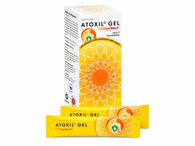 Atoxil Gel AcidProtect o smaku brzoskiwini i mięty interakcje ulotka żel doustny - 10 sasz. po 20 g