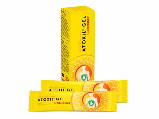 Atoxil Gel AcidProtect o smaku brzoskiwini i mięty interakcje ulotka żel doustny - 4 sasz. po 20 g