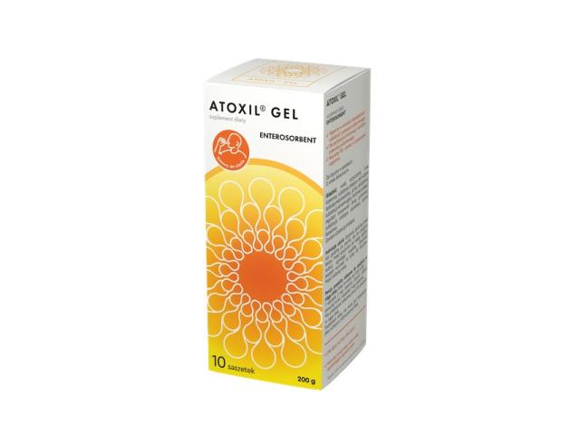 Atoxil Gel interakcje ulotka żel - 10 sasz.