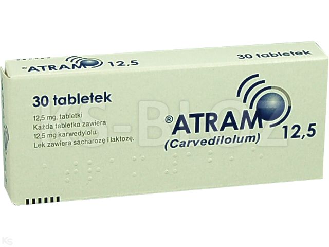 Atram 12,5 interakcje ulotka tabletki 12,5 mg 30 tabl. | 2 blist.po 15 szt.