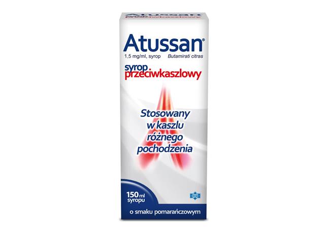 Atussan interakcje ulotka syrop 1,5 mg/ml 150 ml (but. PET)