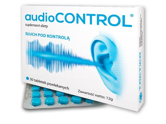 Audiocontrol interakcje ulotka tabletki powlekane - 30 tabl.