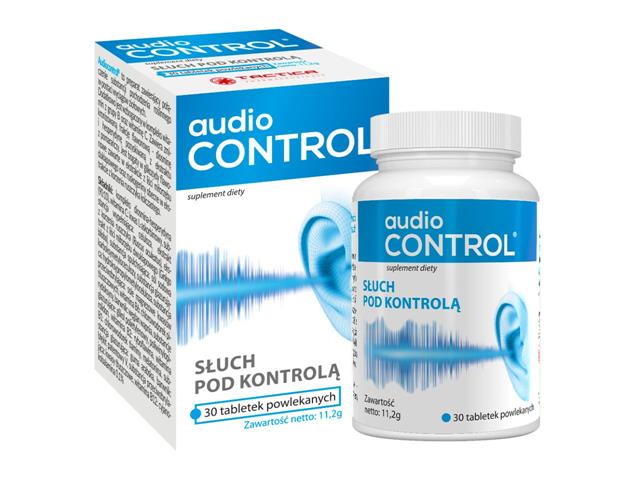 Audiocontrol interakcje ulotka tabletki powlekane  30 tabl. | pojemnik