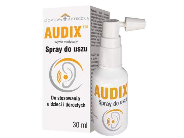 Audix interakcje ulotka spray do uszu  30 ml