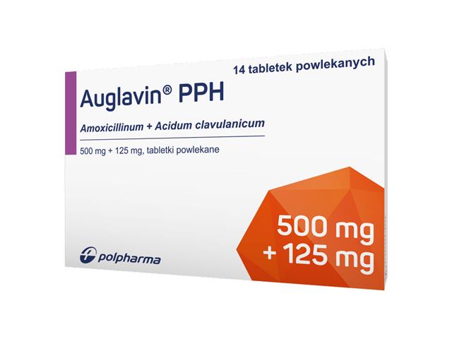 Auglavin PPH interakcje ulotka tabletki powlekane 500mg+125mg 