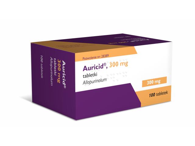 Auricid interakcje ulotka tabletki 300 mg 100 tabl.