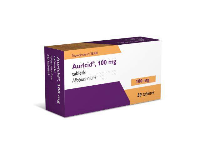 Auricid interakcje ulotka tabletki 100 mg 50 tabl.