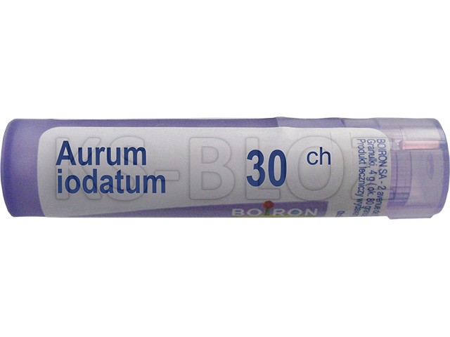 Aurum Iodatum 30 CH interakcje ulotka granulki  4 g