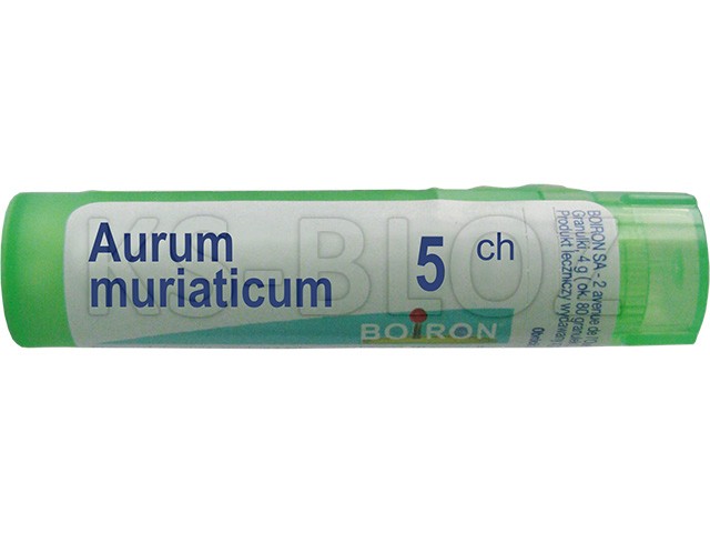 Aurum Muriaticum 5 CH interakcje ulotka granulki  4 g