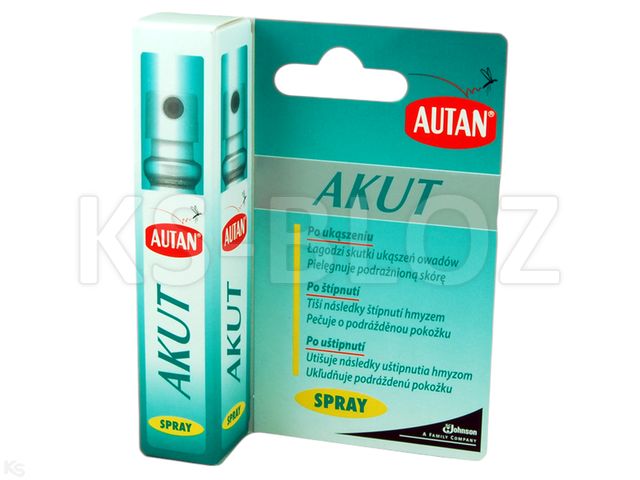 Autan Akut Spray po ukąszeniu interakcje ulotka   8 ml