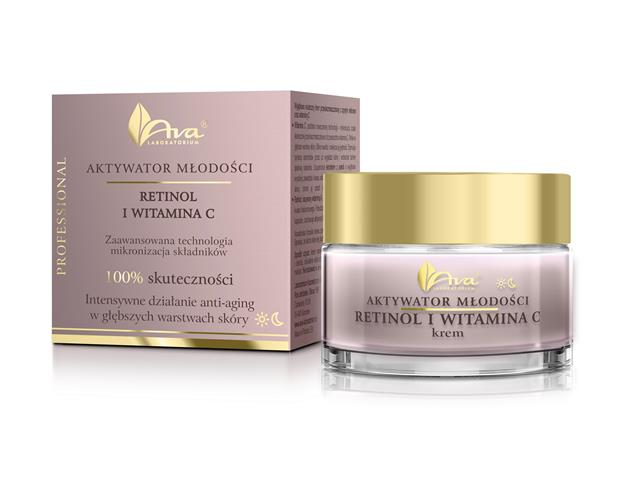 Ava Aktywator Młodości Krem retinol i witamina C interakcje ulotka krem  50 ml