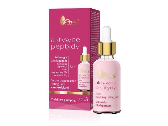 Ava Aktywne Peptydy Serum wypełniająco - liftingujące z mikroigłami z kolagenem interakcje ulotka serum - 30 ml