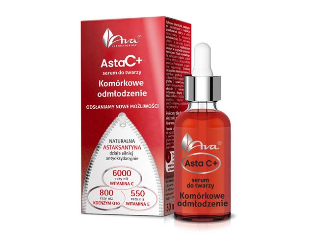 Ava Asta C+ Komórkowe Odmłodzenie Serum do twarzy interakcje ulotka   30 ml