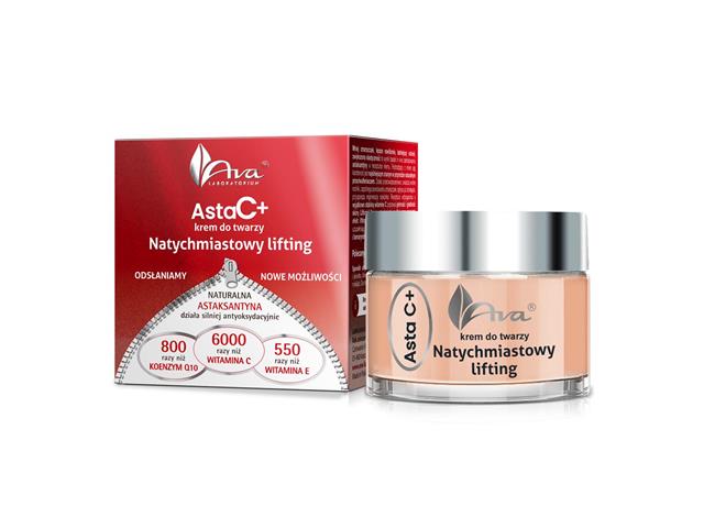 Ava Asta C+ Natychmiastowy Lifting Krem do twarzy interakcje ulotka krem - 50 ml
