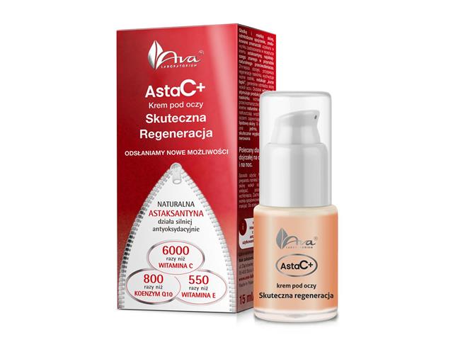 Ava Asta C+ Skuteczna Regeneracja Krem pod oczy interakcje ulotka krem - 15 ml