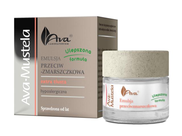 Ava Ava-Mustela Emulsja przeciwzmarszczkowa extra tłusta hypoalergiczna ulepszona formuła interakcje ulotka emulsja - 50 ml