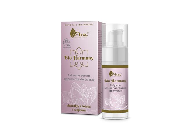 AVA BIO HARMONY Aktywne Serum naprawcze do twarzy interakcje ulotka serum  30 ml