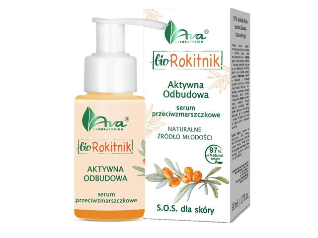 Ava Bio Rokitnik Aktywna Odbudowa Serum przeciwzmarszczkowe interakcje ulotka serum - 50 ml