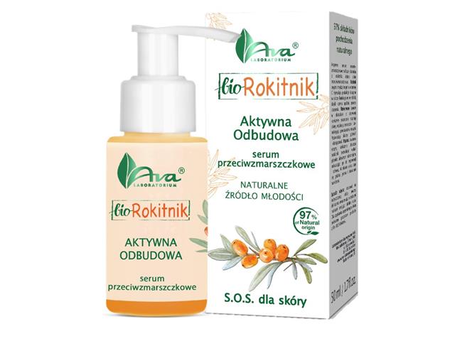 Ava Bio Rokitnik Aktywna Odbudowa Serum przeciwzmarszczkowe interakcje ulotka serum  50 ml