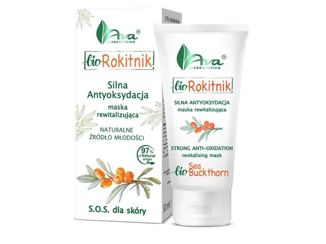 Ava Bio Rokitnik Silna Antyoksydacja Maska rewitalizująca interakcje ulotka   50 ml