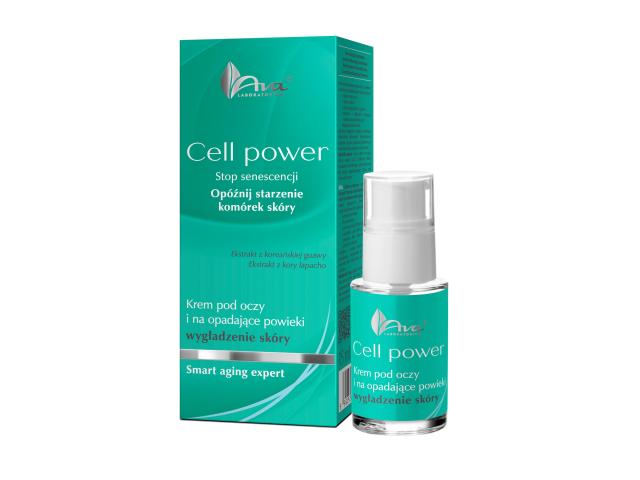 Ava Cell Power Stop Senescencji Krem pod oczy i na opadające powieki wygładzenie skóry interakcje ulotka krem - 15 ml