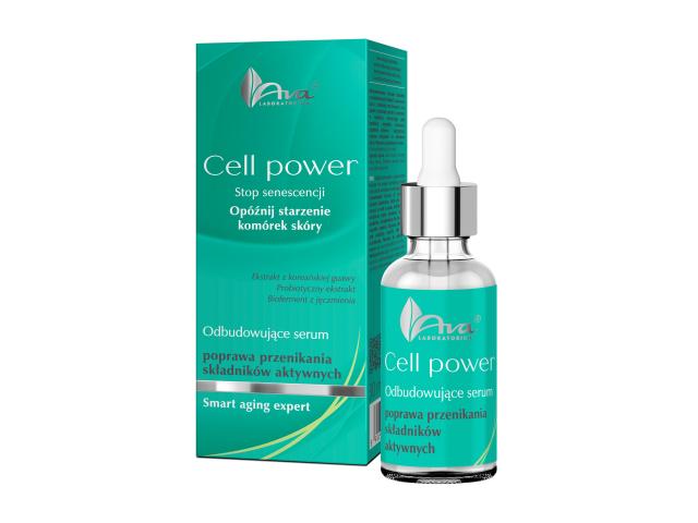 Ava Cell Power Stop Senescencji Serum odbudowujące interakcje ulotka serum - 30 ml