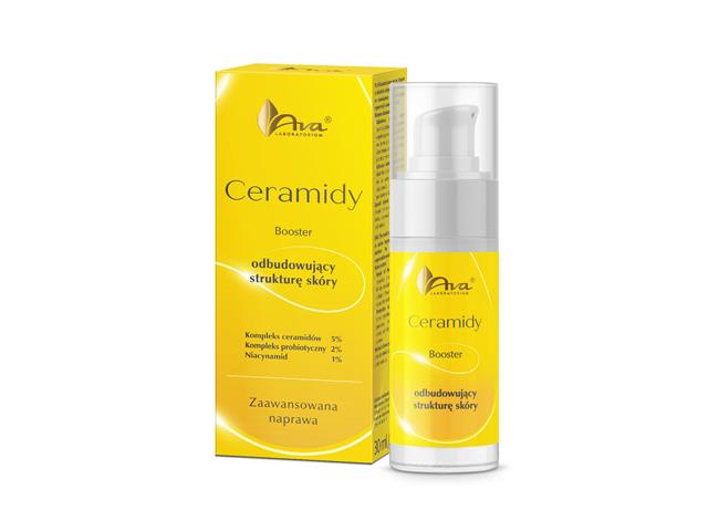 Ava Ceramidy Booster odbudowujący strukturę skóry interakcje ulotka serum  30 ml