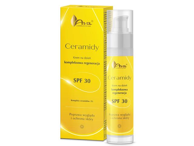 Ava Ceramidy Krem kompleksowa regeneracja na dzień SPF 30 interakcje ulotka krem - 50 ml