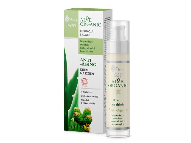 Ava Eco Aloe Organic Krem anti-ageing na dzień interakcje ulotka   50 ml