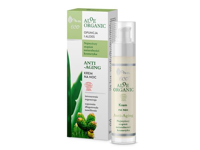 Ava Eco Aloe Organic Krem anti-ageing na noc interakcje ulotka   50 ml