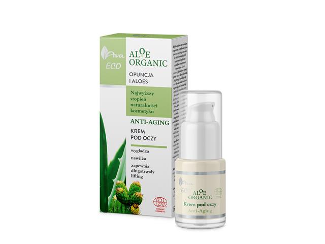 Ava Eco Aloe Organic Krem anti-ageing pod oczy interakcje ulotka krem  15 ml