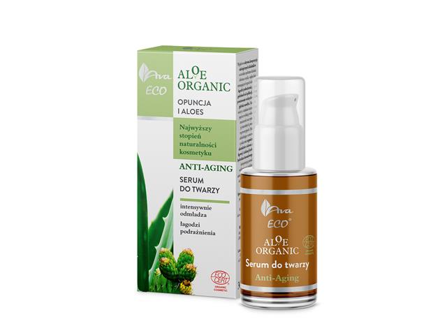 Ava Eco Aloe Organic Serum anti-ageing do twarzy interakcje ulotka   30 ml
