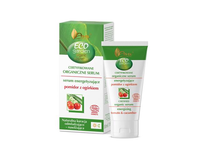 Ava Eco Garden Serum certyfikowane organiczne pomidor z ogórkiem interakcje ulotka serum  30 ml