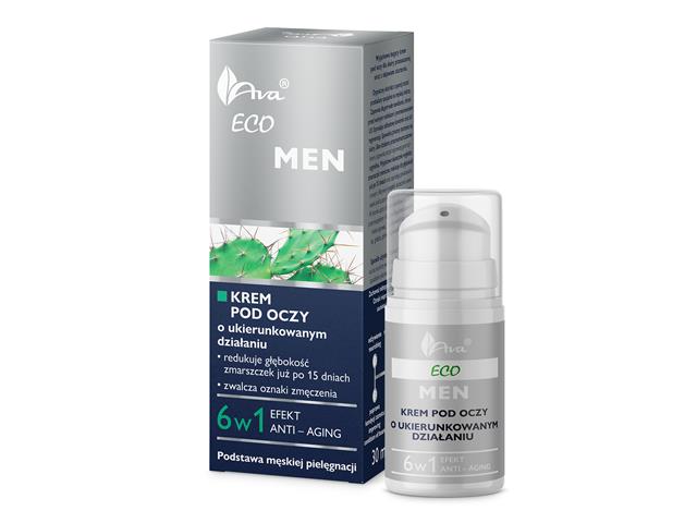 Ava Eco Linea Men Krem pod oczy o ukierunkowanym działaniu interakcje ulotka   15 ml