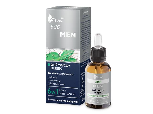 Ava Eco Linea Men Olejek odżywczy do skóry z zarostem interakcje ulotka olejek - 50 ml