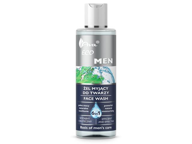 Ava Eco Linea Men Żel myjący do twarzy interakcje ulotka żel - 200 ml
