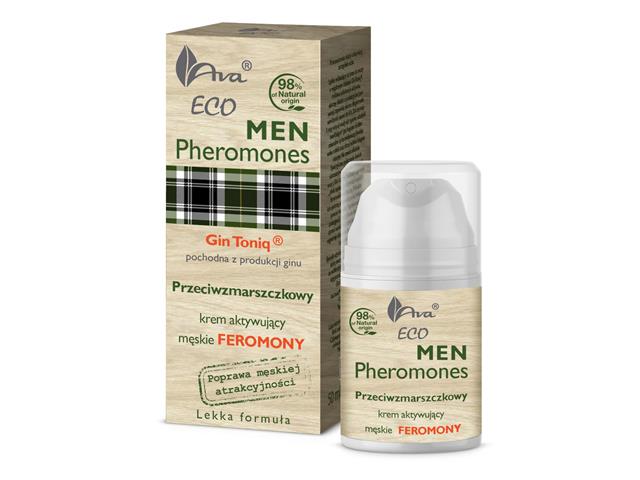 AVA ECO MEN Pheromones Przeciwzmarszczkowy Krem interakcje ulotka krem  50 ml