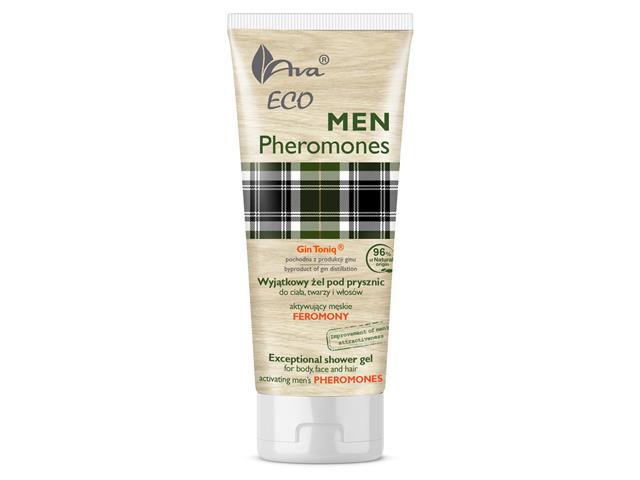 AVA ECO MEN Pheromones Wyjątkowy Żel pod prysznic interakcje ulotka żel  200 ml