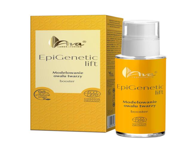 Ava EpiGenetic Lift Booster modelowanie owalu twarzy interakcje ulotka booster  30 ml