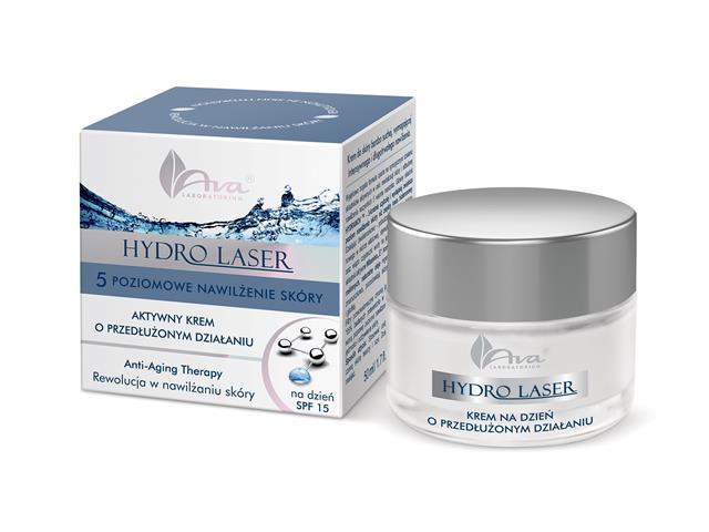 Ava Hydro Laser Krem o przedłużonym działaniu na dzień SPF 15 interakcje ulotka krem  50 ml