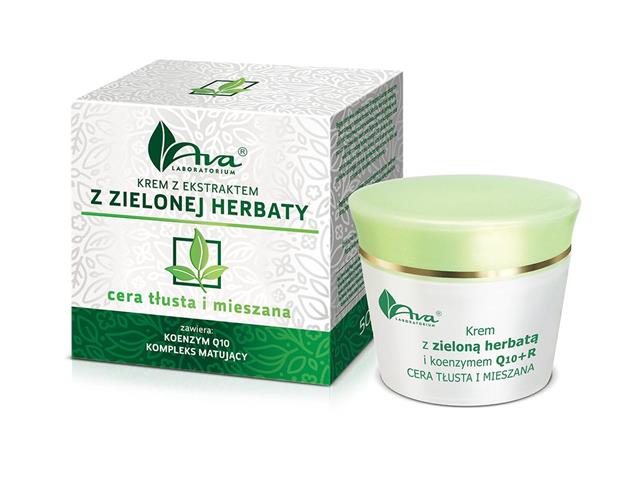 AVA Krem z ekstraktem z zielonej herbaty cera tłusta i mieszana interakcje ulotka krem - 50 ml