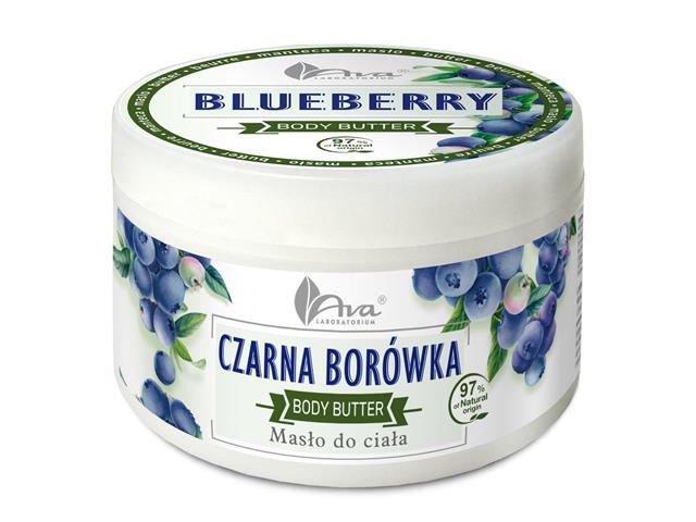 AVA LABORATORIUM BODY BUTTER Masło do ciała Czarna Borówka interakcje ulotka masło  250 g