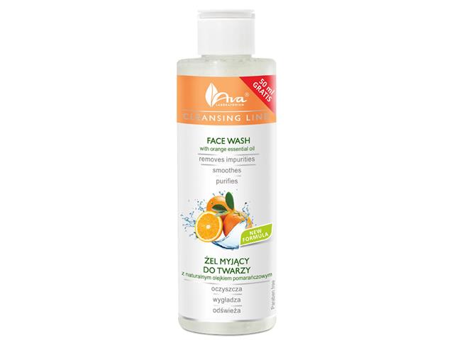 AVA LABORATORIUM CLEANSING LINE Żel myjący do twarzy interakcje ulotka żel  200 ml